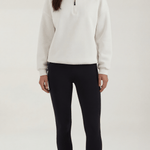 Lori Oversized Sweater with 1/4 Zip Neck