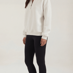 Lori Oversized Sweater with zip up to the neck