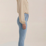 Marcia Draped Long Sleeve Blouse