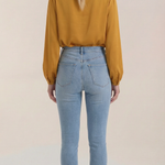 Marcia Draped Long Sleeve Blouse