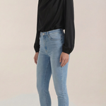 Marcia Draped Long Sleeve Blouse