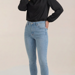 Marcia Draped Long Sleeve Blouse