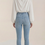 Marcia Draped Long Sleeve Blouse