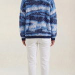 'Melanie' long knit sweater with exclusive design