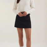 Michele High Waist Mini Skirt with Belt