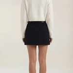 Michele High Waist Mini Skirt with Belt