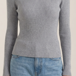 Michelle ribbed V-neck sweater