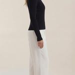 Michelle ribbed V-neck sweater
