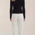 Michelle ribbed V-neck sweater