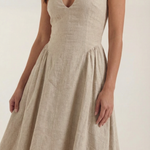 Nancy Midi Dress with Cut-out Details