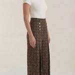 Naomi plaid trousers