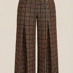Naomi plaid trousers
