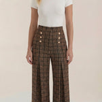 Naomi plaid trousers