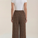 Naomi plaid trousers
