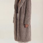 Long Narcissa Faux Leather Jacket