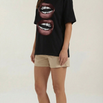 Oversized 'Natalia' T-shirt with Graphic Design