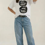 Oversized 'Natalia' T-shirt with Graphic Design