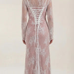Nerissa long lace dress