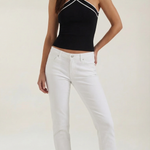 Nia Halter Top with Interlaced Design