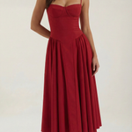 Odette | Corset Midi Dress