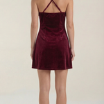 Olive Green Dress with Short Straps