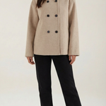 Oversized 'Pamela' Jacket with Button Closure