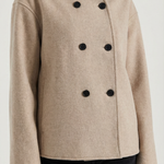 Oversized 'Pamela' Jacket with Button Closure