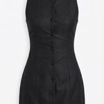 Patricia Sleeveless Mini Dress with Buttons