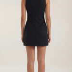 Patricia Sleeveless Mini Dress with Buttons
