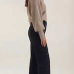 'Pauline' chunky knit sweater with a high neck
