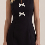 Priscilla Mini Dress with Bow Details