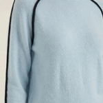 Turtleneck sweater with contrasting details