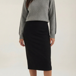 Turtleneck sweater with contrasting details