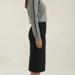 Turtleneck sweater with contrasting details