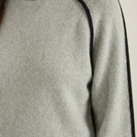 Turtleneck sweater with contrasting details
