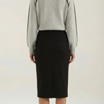 Turtleneck sweater with contrasting details