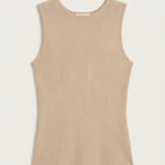 Rain Ribbed Sleeveless Top