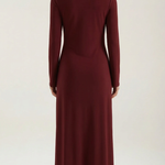 Renee long dress with long sleeves