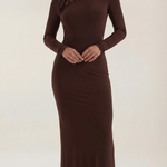 Roberta Langarm-Bodycon-Maxidress