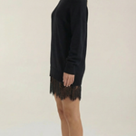 Rosemary knit dress with lace details