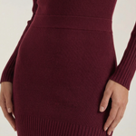 Sheila - Ribbed Fitted Midi Dress
