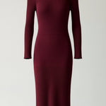 'Sheila' Striped Bodycon Midi Dress