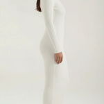 Sheila - Ribbed Fitted Midi Dress