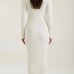 Sheila - Ribbed Fitted Midi Dress