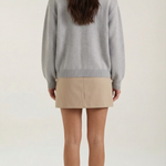 Button-down knitted cardigan