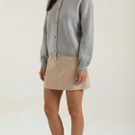 Button-down knitted cardigan