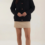 Button-down knitted cardigan