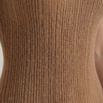 Sonia fitted midi dress with high neck