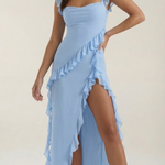 Susan Maxi Dress with Ruffle Details