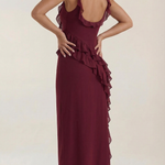 Susan Maxi Dress with Ruffle Details